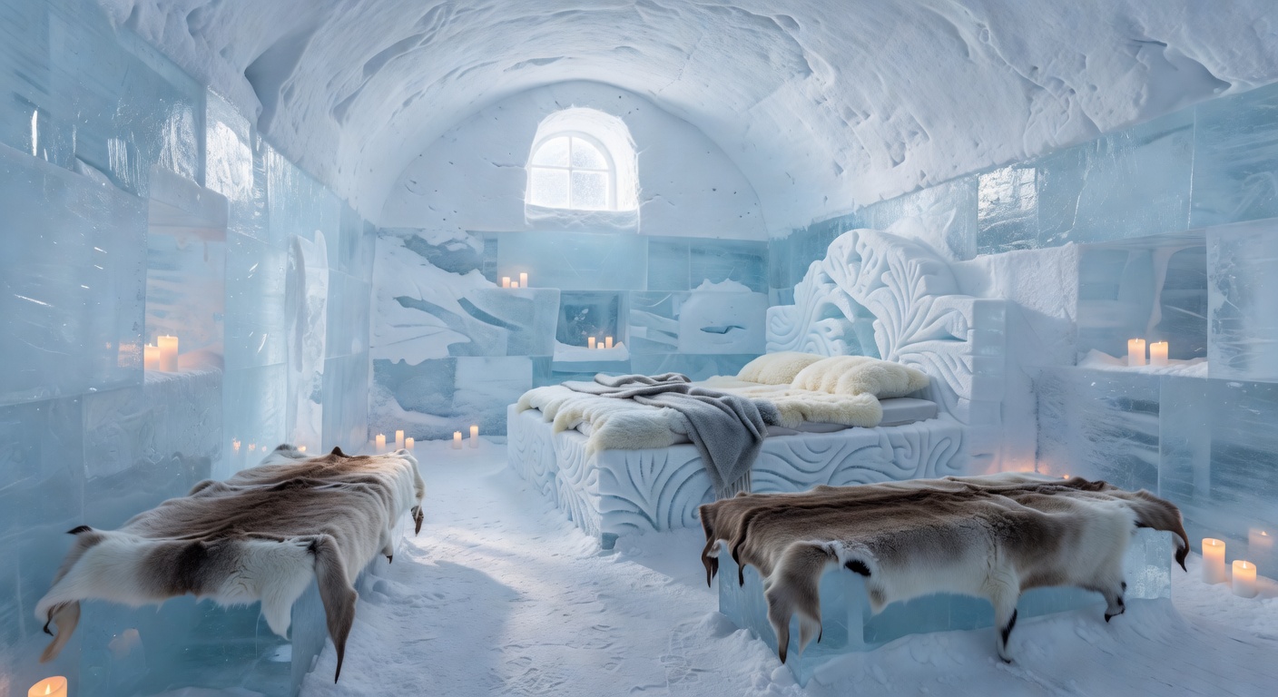 SnowVillage Ice Hotel Interior